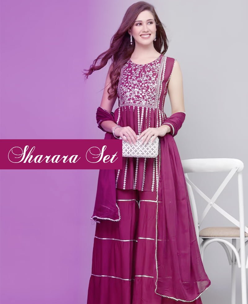 sharara set copy